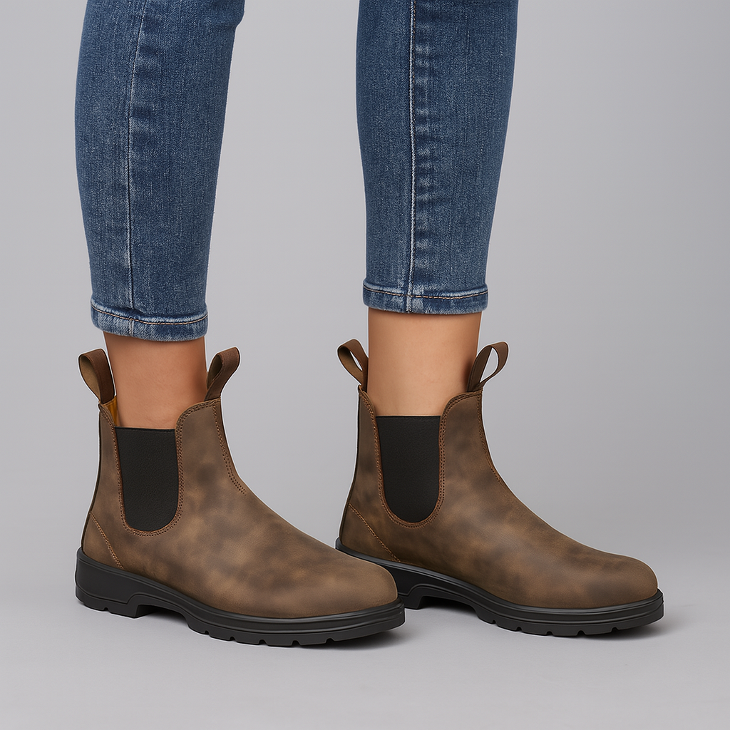 Women’s Chelsea Boots – Classic Slip-On Ankle Boots
